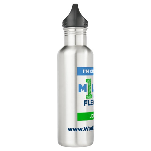 Flasche des Wasser-1MFWF Edelstahlflasche (Links)