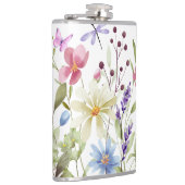 Flasche: Design der Wildblumen Flachmann (Rechts)