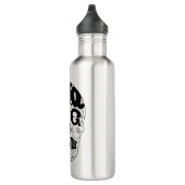 Flasche Dia De Los Muertos Skull Edelstahlflasche (Rechts)