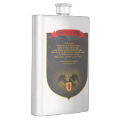 Flasche, die Schotte-Irische Amerikaner feiert Flachmann (Rechts)