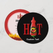 Flasche Einladung (Vorne/Hinten)