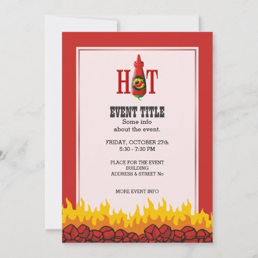 Flasche Einladung (Rückseite)