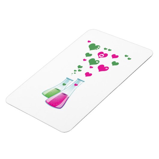 Flasche, Erlenmeyer, Beaker, Chemie, Labor Magnet (Linke Seite)