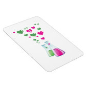 Flasche, Erlenmeyer, Beaker, Chemie, Labor Magnet (Rechte Seite)