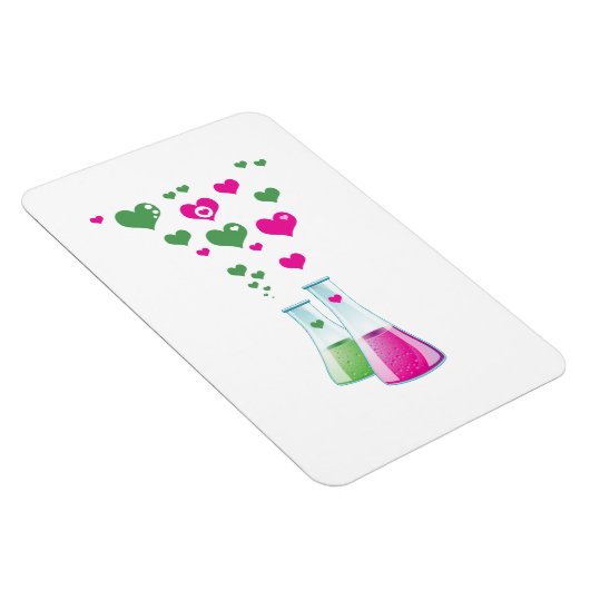 Flasche, Erlenmeyer, Beaker, Chemie, Labor Magnet (Rechte Seite)