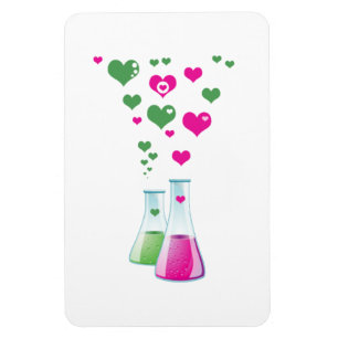Flasche, Erlenmeyer, Beaker, Chemie, Labor Magnet