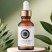 Flasche-Etikett mit dem Logo "Waterproof White Dro Etiketten