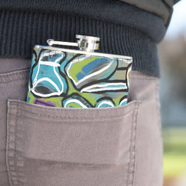 Flasche "Fairways and Grüntöne" Flachmann