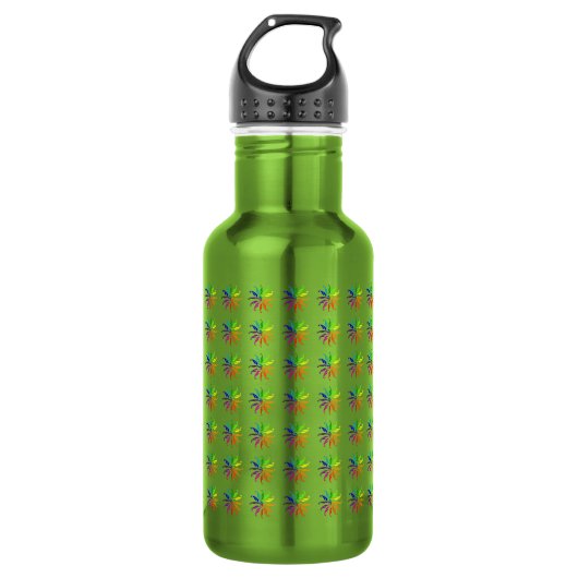 Flasche - Farbräder Trinkflasche (Vorderseite)
