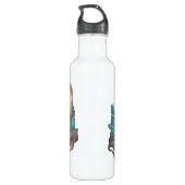 Flasche "Fiona und des Einhorns" Trinkflasche (Rückseite)