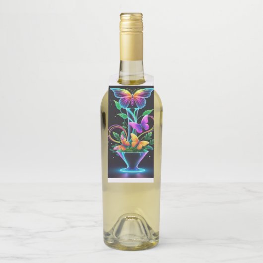 Flasche Flaschenanhänger (Auf Flasche)