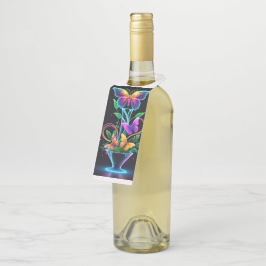 Flasche Flaschenanhänger (Angewinkelt)