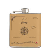 Flasche Flüche Flachmann (Vorderseite)