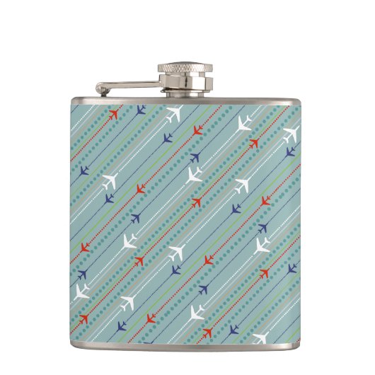 Flasche für das Muster der Rückflugfläche Flachmann (Vorderseite)