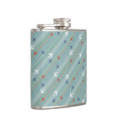 Flasche für das Muster der Rückflugfläche Flachmann (Rechts)