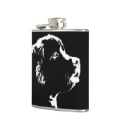 Flasche für den Hund in Neufundland, Flasche für d Flachmann (Links)