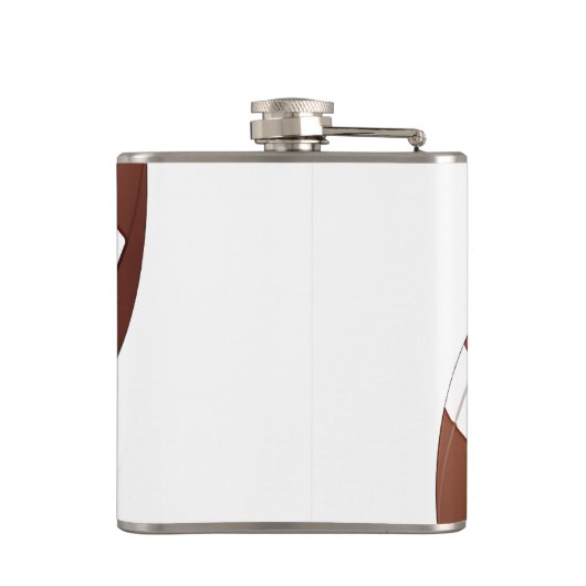 Flasche für Fußball-Design Flachmann (Rückseite)