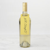 Flasche für heute Abend Flaschenanhänger (Auf Flasche)