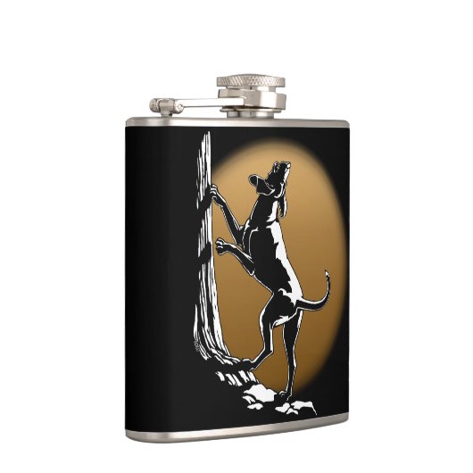 Flasche für Hunde mit individueller Jagd Dog Drink Flachmann (Rechts)