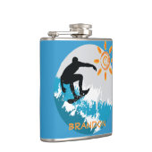 Flasche für Surfdesign Flachmann (Rechts)