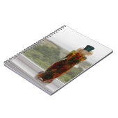 Flasche gefüllt mit süße Bell-Paprikaschoten Notizblock (Linke Seite)