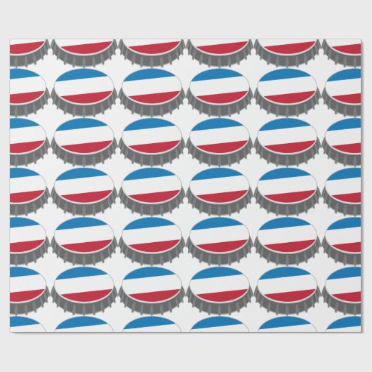 Flasche Geschenkpapier (Flach)