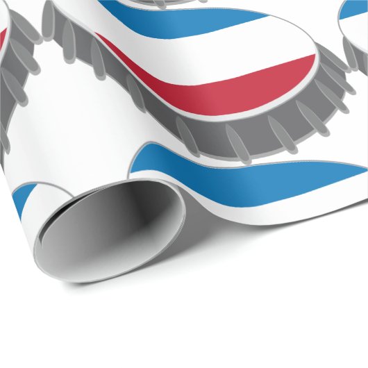 Flasche Geschenkpapier (Rolleneckpunkt)