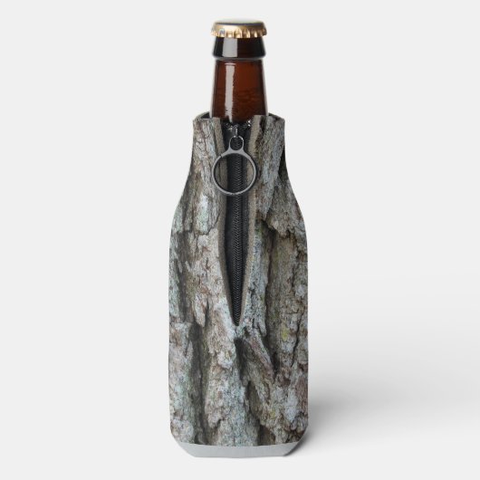 Flasche Getränk Cooler Baumrinde Bild Flaschenkühler (Flasche Rückseite)