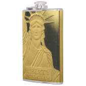 Flasche - Gold Bar Liberty Flachmann (Links)