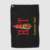 Flasche Golfhandtuch (Vorderseite)