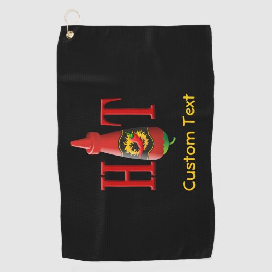 Flasche Golfhandtuch (Vorderseite)