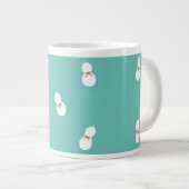 Flasche Gourmet mit Flachbandmuster Jumbo-Tasse (Vorderseite Rechts)