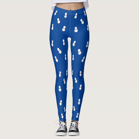 Flasche Gourmet mit Flachbandmuster Leggings (Vorderseite)