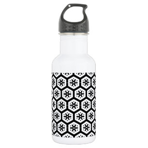 Flasche - Grafik-Schneeflocke Trinkflasche