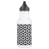 Flasche - Grafische Schneeflocke Trinkflasche (Rechts)