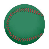 Flasche Grün Solid Farbe | Classic | elegant Baseball (Vorderseite Links)