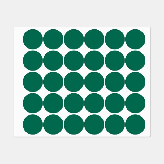 Flasche Grün Solid Farbe Etiketten (Blatt)