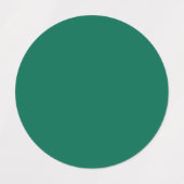 Flasche Grün Solid Farbe Etiketten (Design 1)