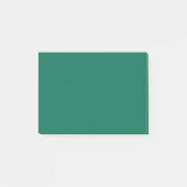 Flasche Grün Solid Farbe Post-it Klebezettel (Vorderseite)