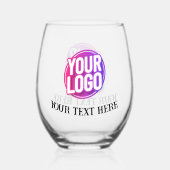 Flasche Harmonie Edelstahlglas Weinglas Ohne Stiel (Rückseite)