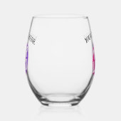 Flasche Harmonie Edelstahlglas Weinglas Ohne Stiel (Links)