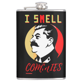 Flasche "I SMELL COMMIES 3 STALIN" Flachmann