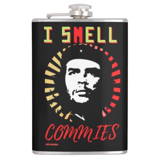 Flasche "I SMELL COMMIES" Flachmann (Vorderseite)