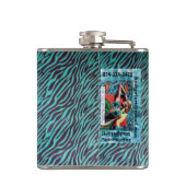 Flasche-ICh bedeutete sich zu benehmen Flachmann (Rückseite)