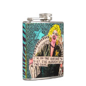 Flasche-ICh morgens auf der Gin Tonicdiät Flachmann (Rechts)