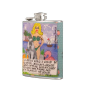 Flasche in einer perfekten Welt würde ich, ch Flachmann (Links)