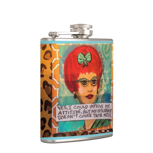 Flasche-ja I konnte verbessern Flachmann (Rechts)