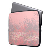 Flasche Korallenriff mit rosa Flaschenabdeckung Laptopschutzhülle (Vorderseite Links)