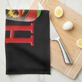 Flasche Küchentuch (Viertel Falte)