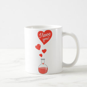 Flasche Liebe Herzengeek-I Sie Valentinstag Kaffeetasse